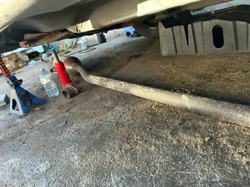Real vehicle repair work by Exhaust Guy